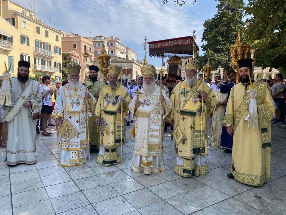 Λιτάνευση του Ιερού Σκηνώματος του Αγίου Σπυρίδωνος