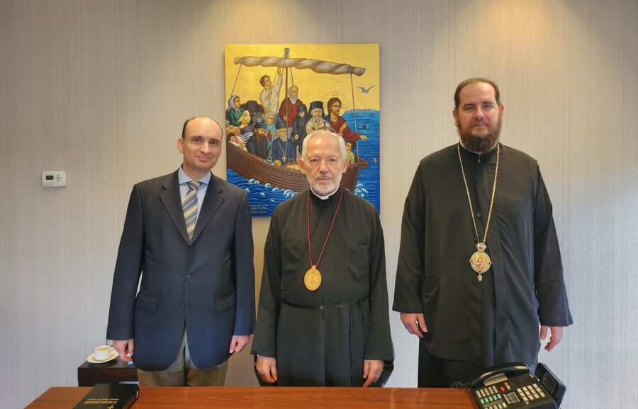 Consul General Panagiotis Antonatos at the Holy Archdiocese