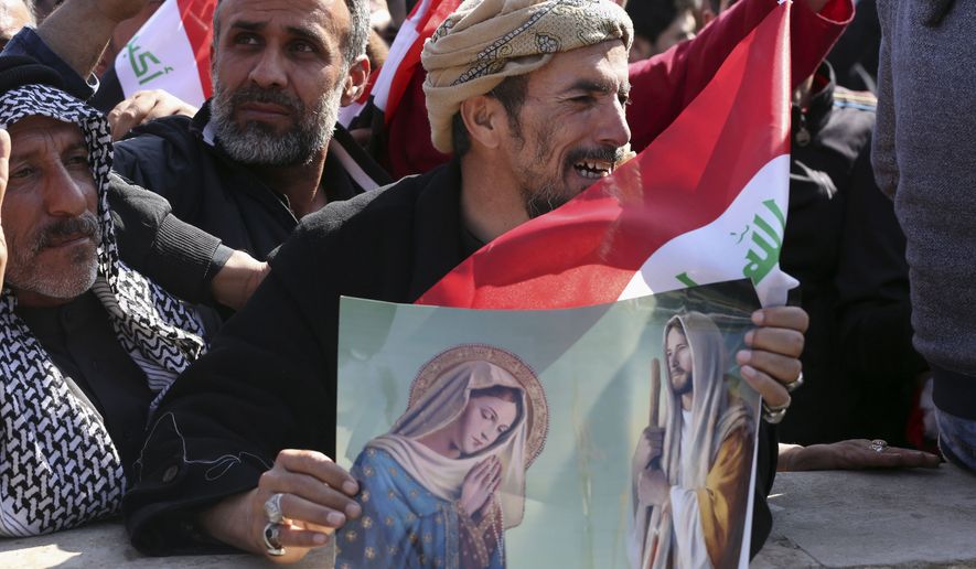 Mideast Iraq Demonstration
