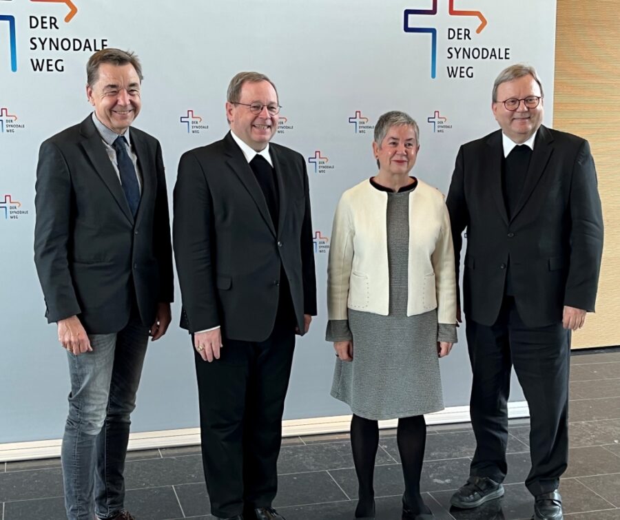 Praesidium des Synodalen Weges v l n r Prof Dr Tho