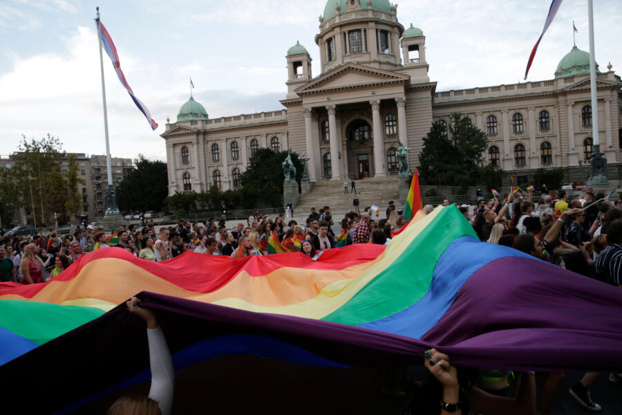 Gay Pride Parade In Belgrade