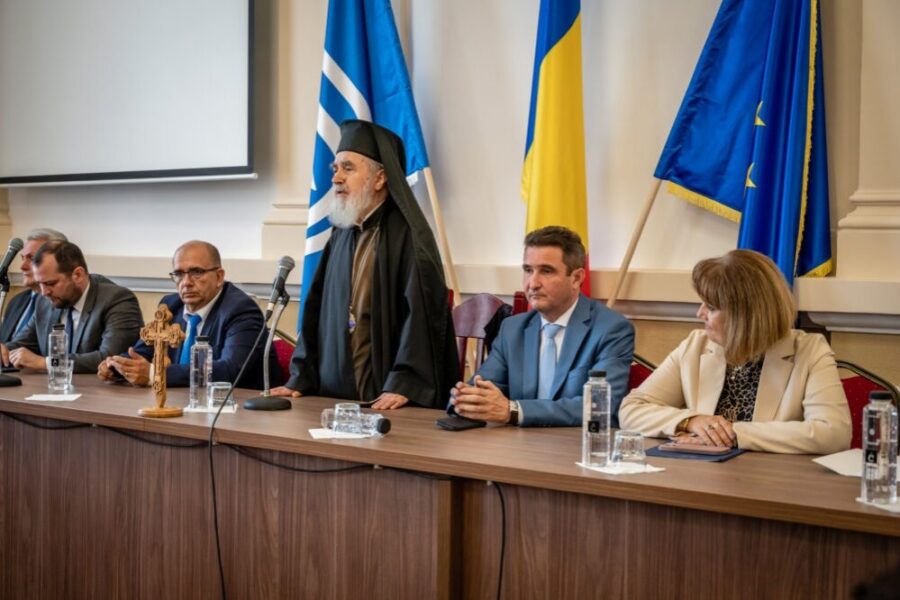 Inaugurarea scolii episcop ioan metianu din orasul arad