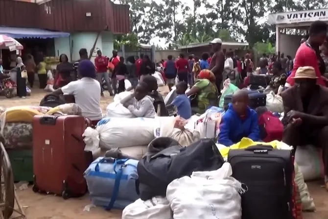 Internally displaced people from the anglophone crisis in douala