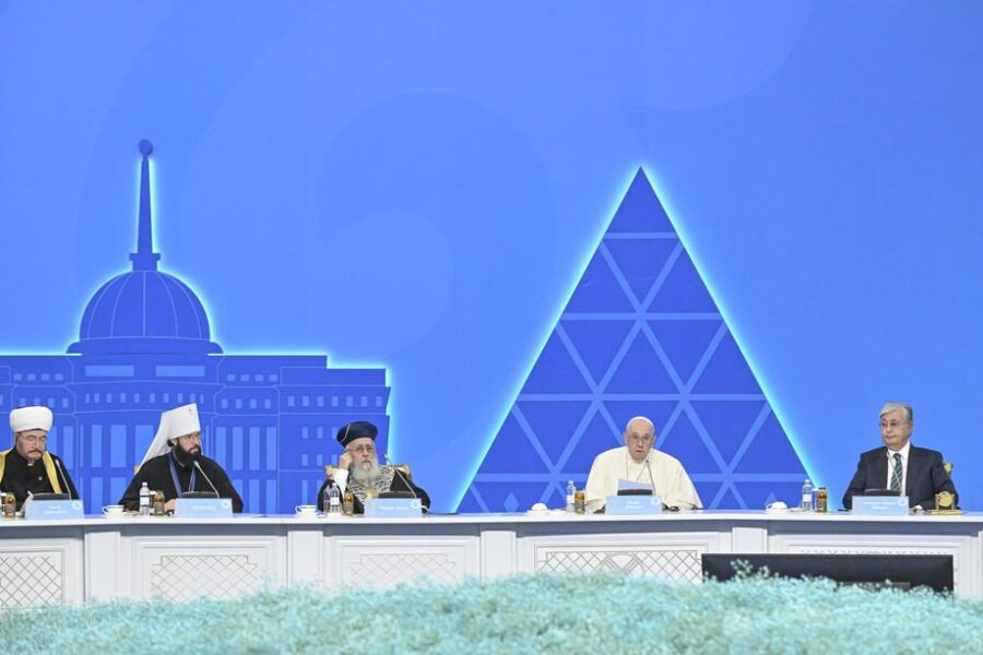 Pope in kazachstan