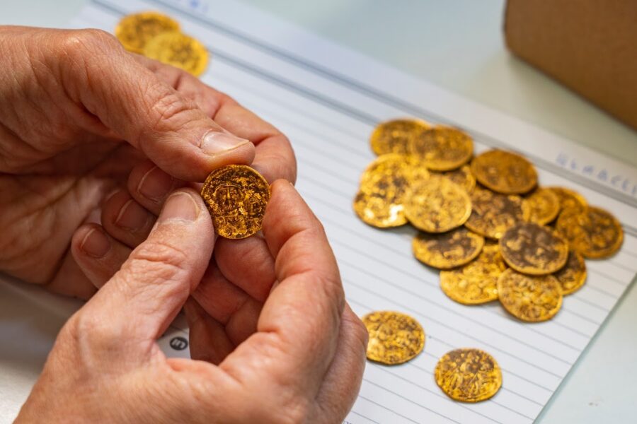 4. Emperor Heraclius. Photo Dafna Gazit Antiquities Authority