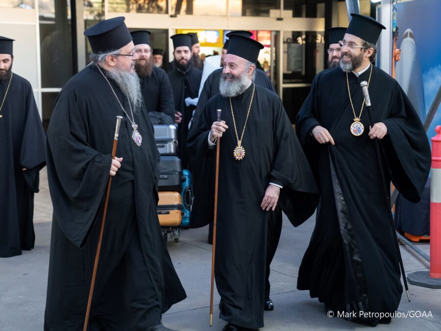 ARRIVAL OF METROPOLITAN OF LARISSA 56a