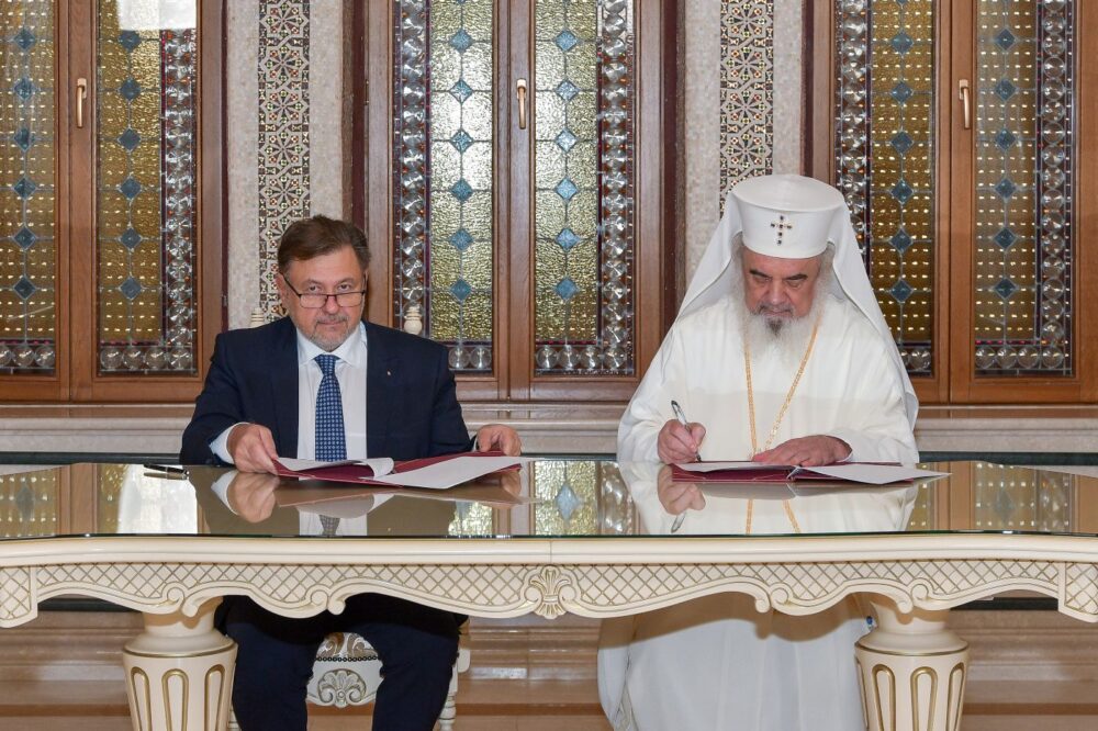 Comunicat patriarhia romana a incheiat un protocol de asistenta religioasa cu ministerul sanatatii