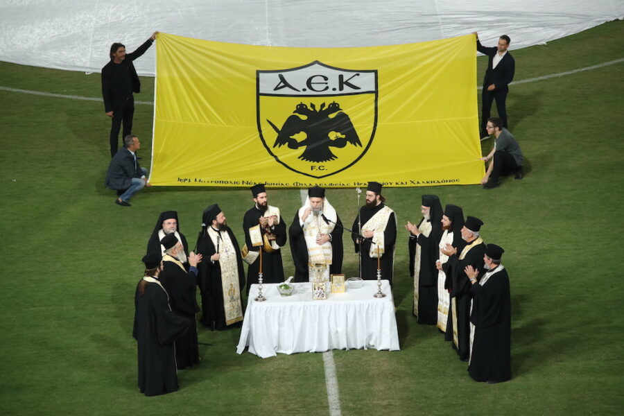[355674] ΕΓΚΑΙΝΙΑ ΤΟΥ ΝΕΟΥ ΓΗΠΕΔΟΥ ΤΗΣ ΑΕΚ "OPAP ARENA" (ΣΤΕΛΙΟΣ ΣΤΕΦΑΝΟΥ / EUROKINISSI)