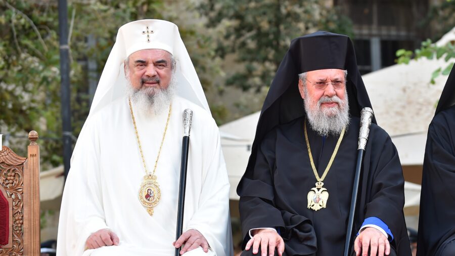 Patriarhul Romnaniei si Arhiepiscopul Ciprului