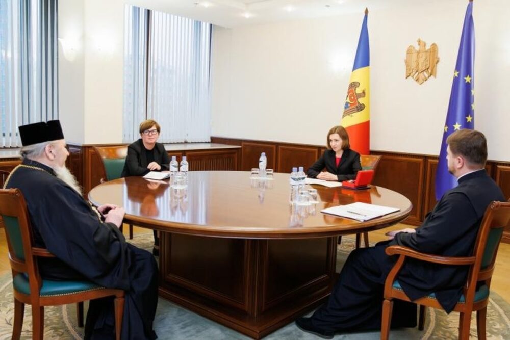 Intalnire a mitropolitului basarabiei cu presedintele republicii moldova