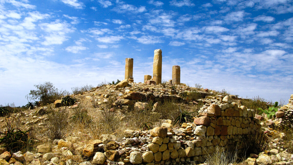 Ruined,Temple,Of,Mariam,Wakino,In,Qohaito,Ancient,City,,Eritrea