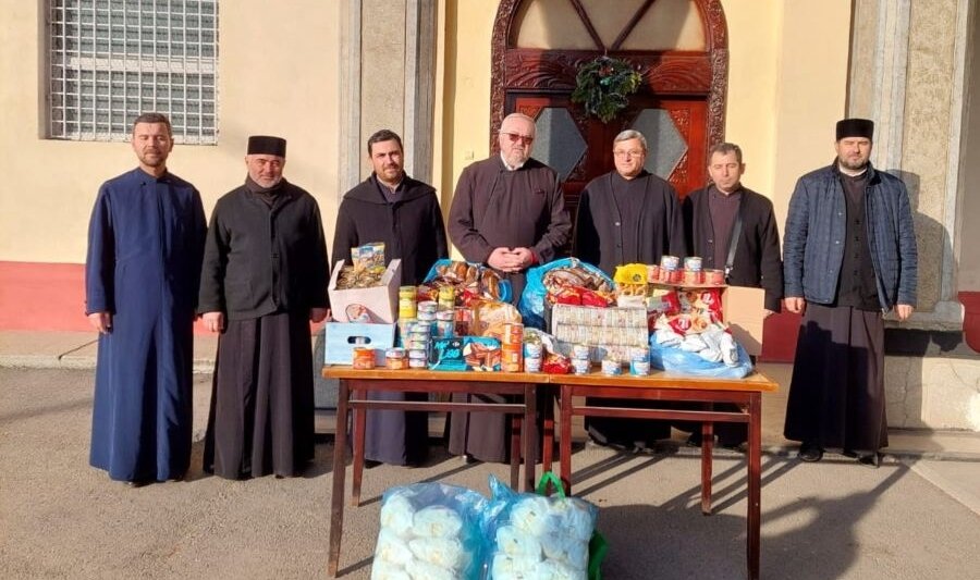 Alimente donate de parohii penitenciarului margineni