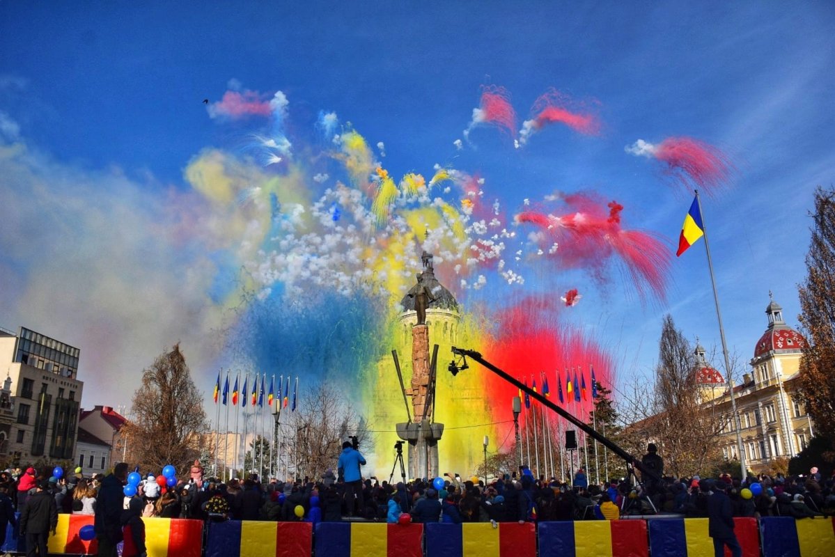 Ceremonie religioasa si militara la cluj napoca de ziua nationala
