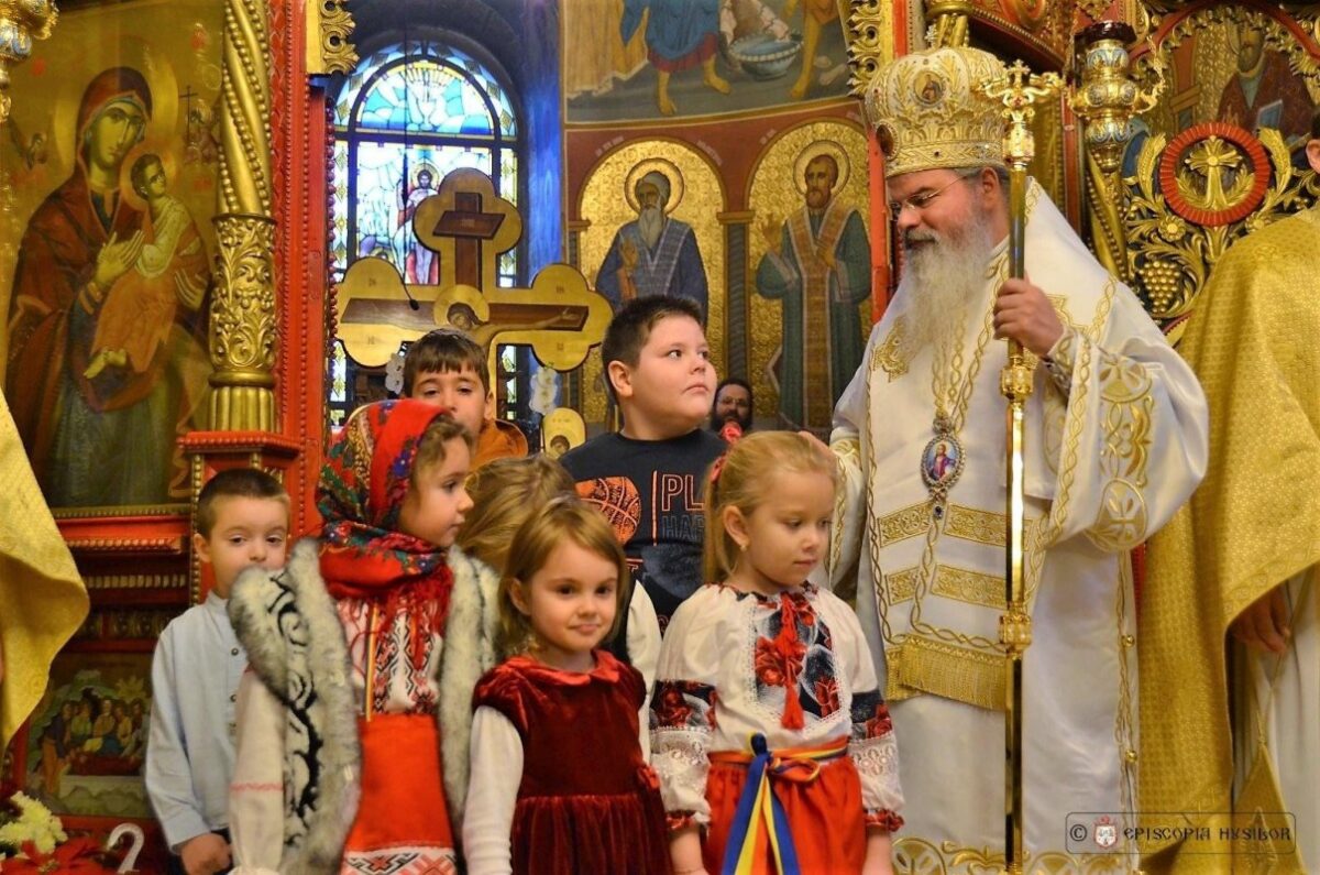 Prima zi de craciun la catedrala episcopala din husi