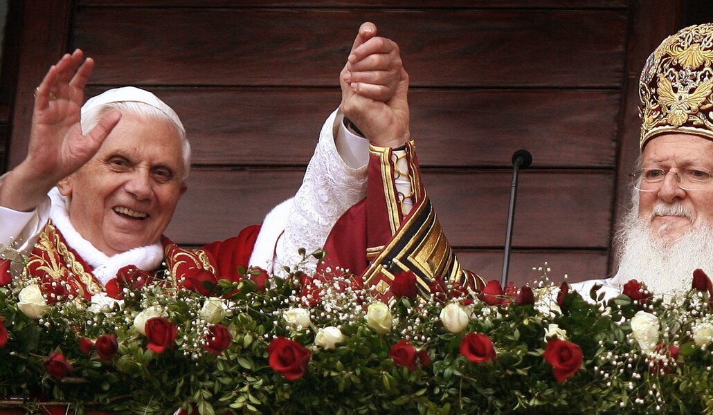 POPE BENEDICT ECUMENICAL PATRIARCH BARTHOLOMEW