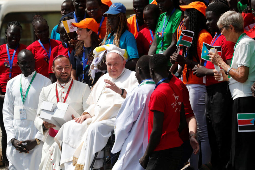 Pope Francis visits South Sudan