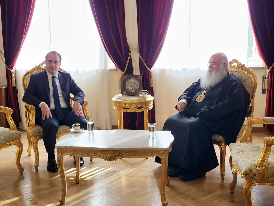 Συνάντηση Ν. Χριστοδουλίδη με Αρχιεπίσκοπο Γεώργιο