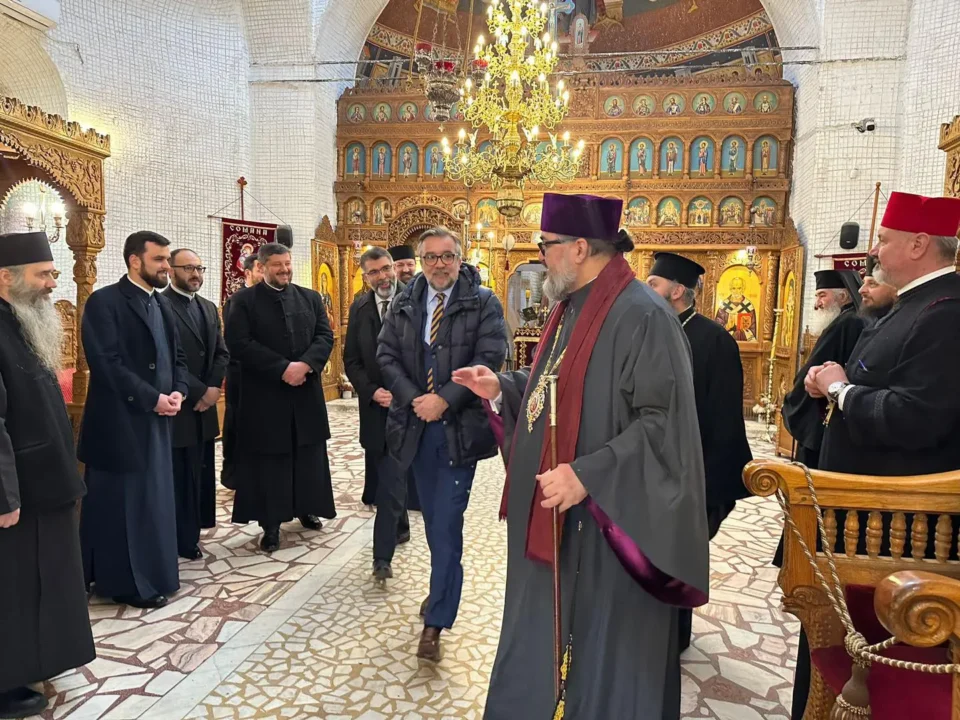Ministrul Culturii la Manastirea Comana. A discutat cu Episcopul Giurgiului despre restaurarea patrimoniului bisericesc.jpg
