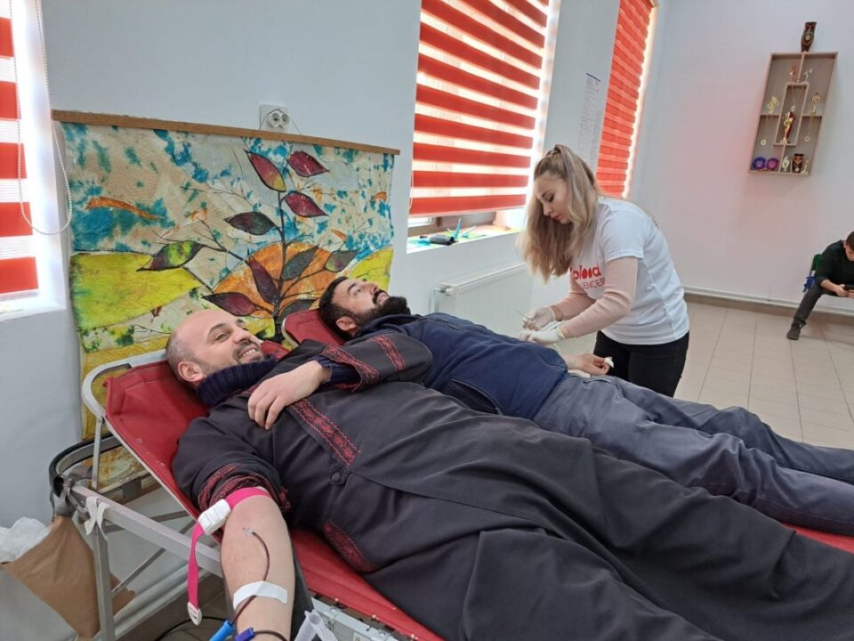 Actiune de donare de sange in orasul urlati