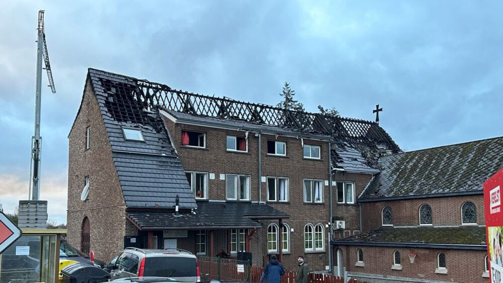 Belgia incendiu la parohia si scoala romaneasca din huldenberg