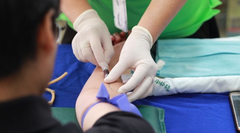 Dobrovoljno davanje krvi akcija davanja krvi bac