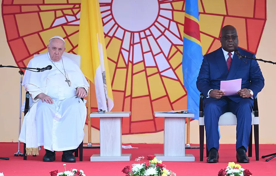 Papiez w kongo rece precz od afryki ona jest diamentem stworzenia