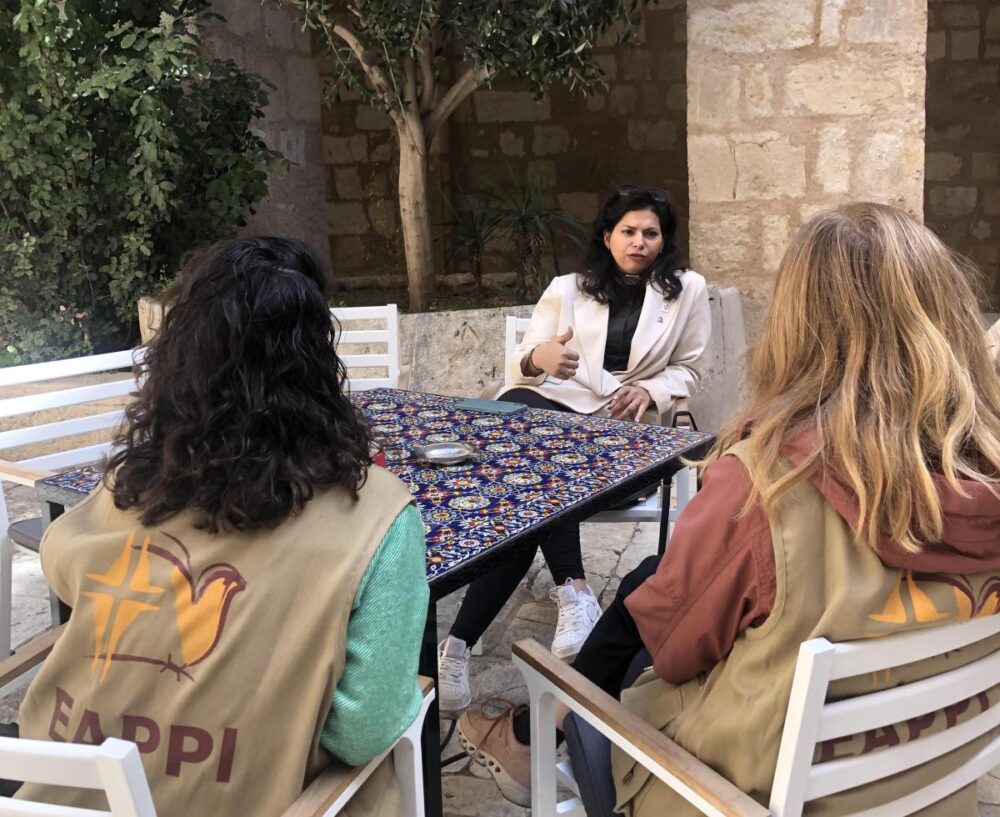 1. Photo Sally Azar meeting