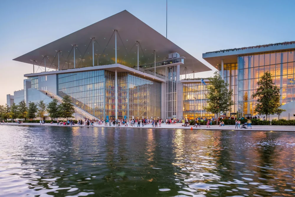 Glo Stavros Niarchos Foundation Athens greece