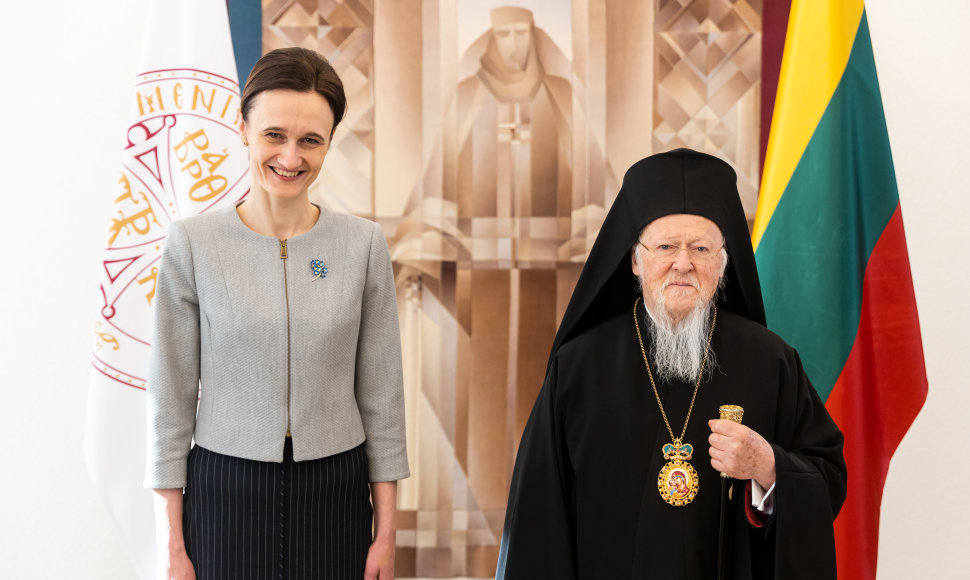 Seimo pirmininke susitiko su konstantinopolio patriarchu baltramiejumi i 641aad29b9c7f