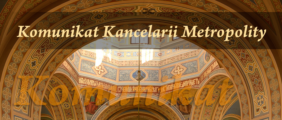Komunikat metropolity banner