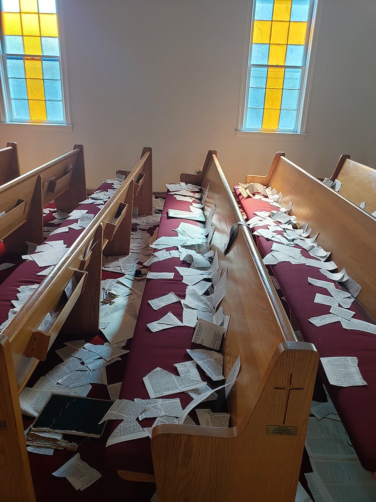 WebRNS Fowler UMC Vandalism5