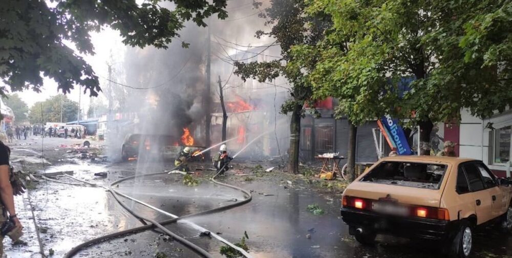 A Russian bombing has killed at least 16 people in