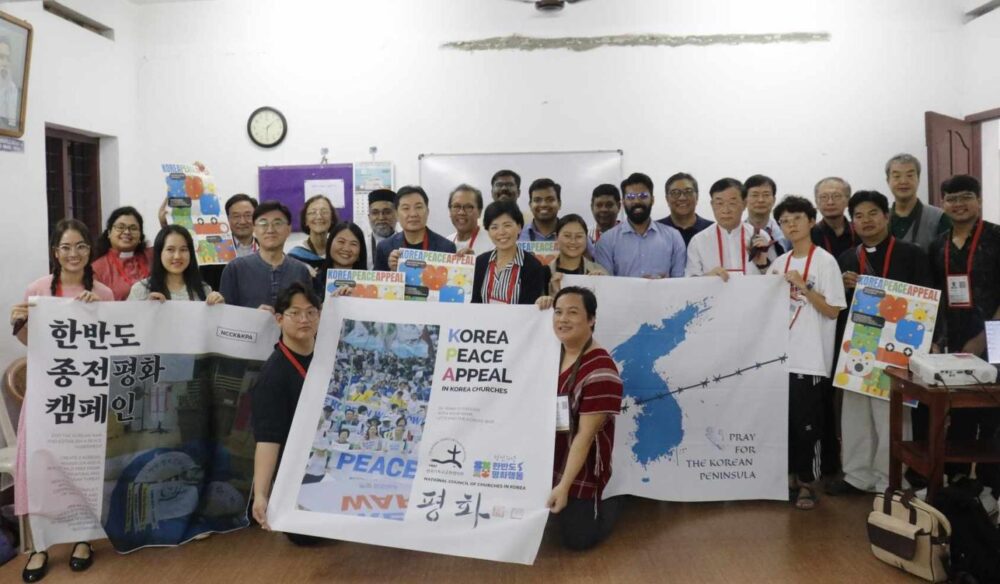 CCA Assembly CHURCHA Moving Beyond Conflict Bldg Peace Korean Pen