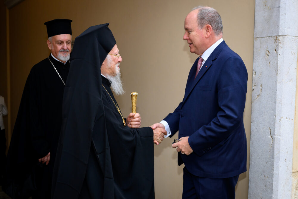 Visite de S.T.S. le Patriarche oecuménique Bartholomée 1er