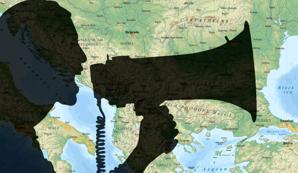 Balkan map