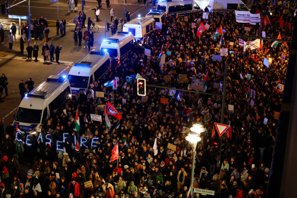 GERMANY PALESTINIAN ISRAEL CONFLICT DEMO
