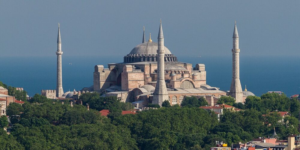 Aya Sophia Mosque In Istambul, Turkey.