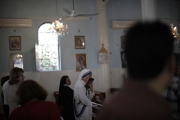 MIDEAST PALESTINIAN GAZA RELIGION CHRISTIAN
