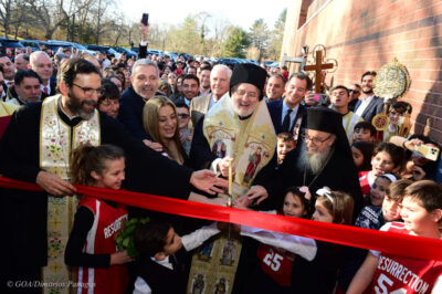 H.E. Archbishop Elpidophoros Officiated at the Blessing of the Newly Constructed Gymnasium, and Cultural Center at The Church of the Resurrection in Brookville, NY Saturday December 16th, 2023. Among the Honored Guests were Former Archbishop of America He