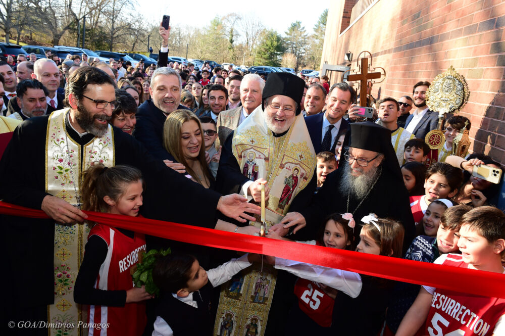 H.E. Archbishop Elpidophoros Officiated at the Blessing of the Newly Constructed Gymnasium, and Cultural Center at The Church of the Resurrection in Brookville, NY Saturday December 16th, 2023. Among the Honored Guests were Former Archbishop of America He