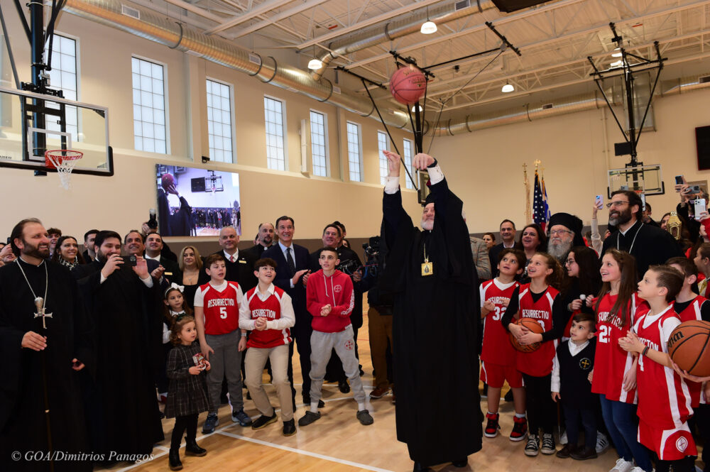 H.E. Archbishop Elpidophoros Officiated at the Blessing of the Newly Constructed Gymnasium, and Cultural Center at The Church of the Resurrection in Brookville, NY Saturday December 16th, 2023. Among the Honored Guests were Former Archbishop of America He