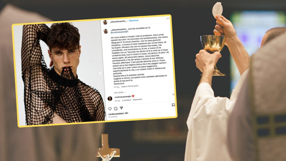 Najpiekniejszy wloch chce zostac ksiedzem fot instagramcom edoardosantini