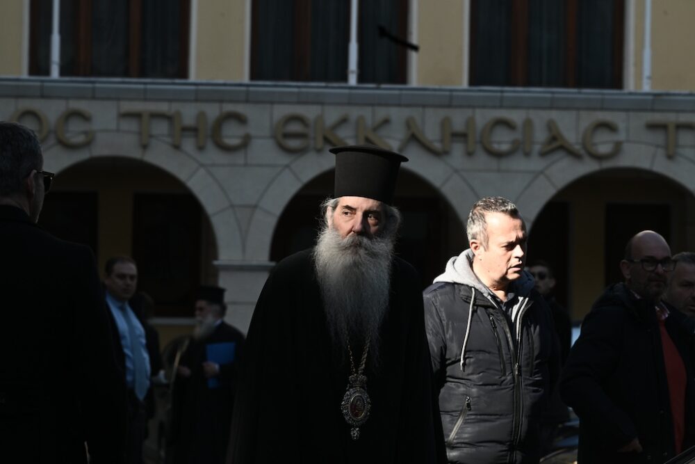 [366642] ΕΚΤΑΚΤΗ ΣΥΝΕΔΡΙΑΣΗ ΤΗΣ ΙΕΡΑΡΧΙΑΣ ΤΗΣ ΕΚΚΛΗΣΙΑΣ ΤΗΣ ΕΛΛΑΔΟΣ (ΤΑΤΙΑΝΑ ΜΠΟΛΑΡΗ/EUROKINISSI)