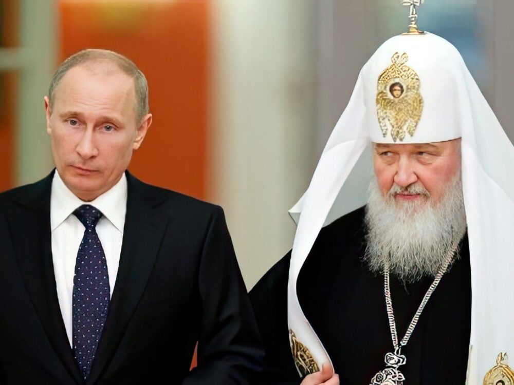 Patriarch kirill and vladimir putin