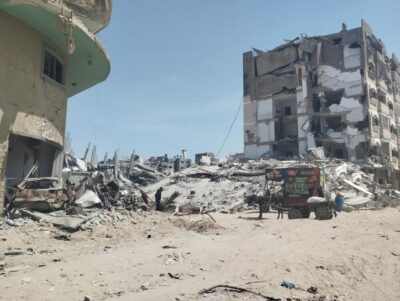 Mitriraheb April Gaza Rubble