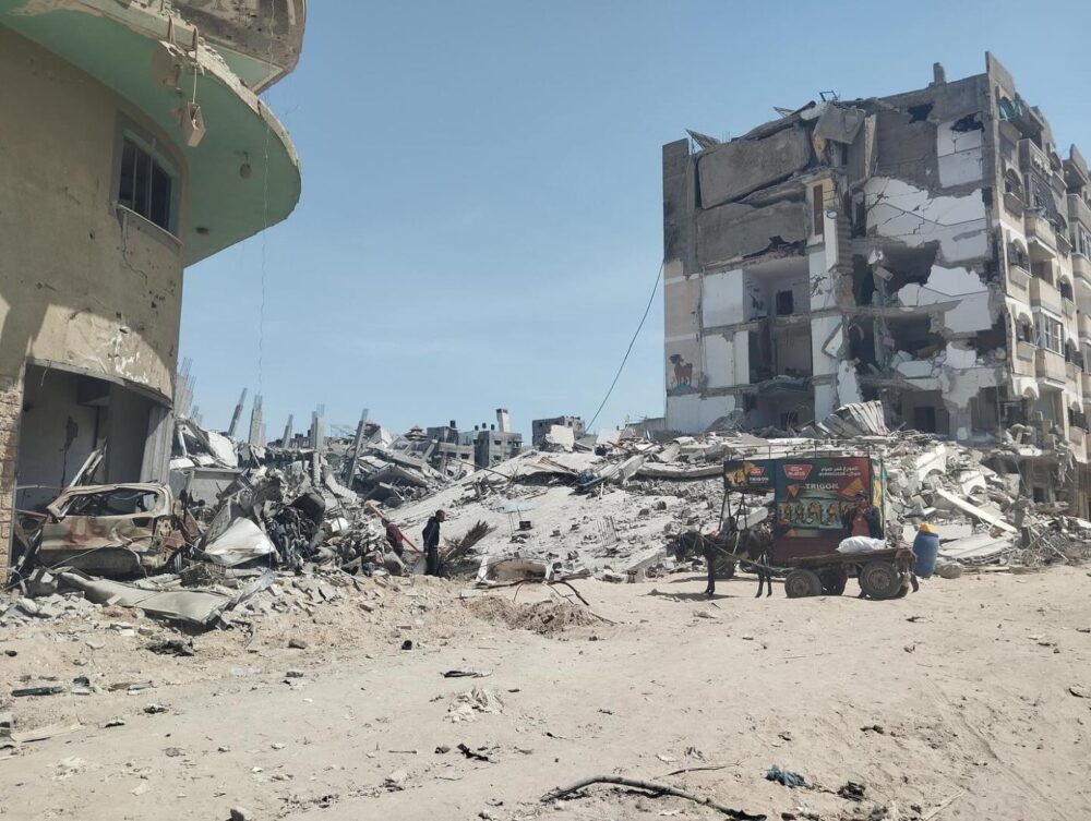 Mitriraheb April Gaza Rubble