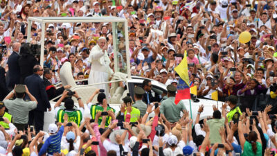 Topshot Colombia Pope Visit