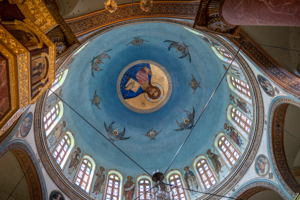 Coptic Cairo, Interior Of The Dome Of The Church