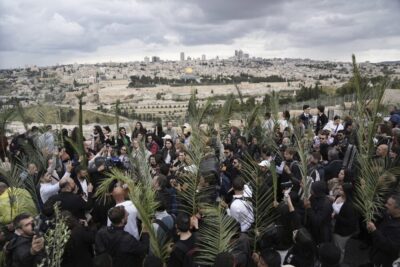 Israel palestinians palm sunday