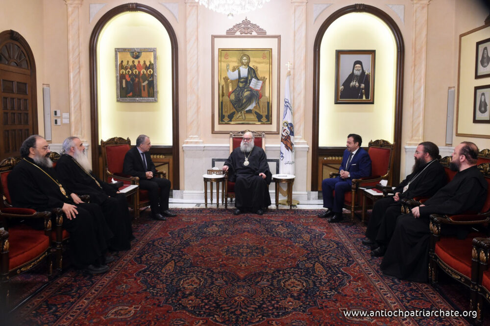 Patriarch of antioch and secretary general of religions georgios kalantzis 2